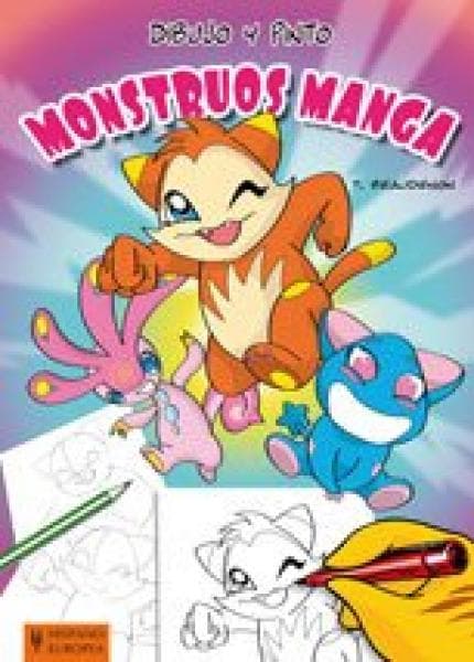 DIGUJO Y PINTO MONSTRUOS MANGA