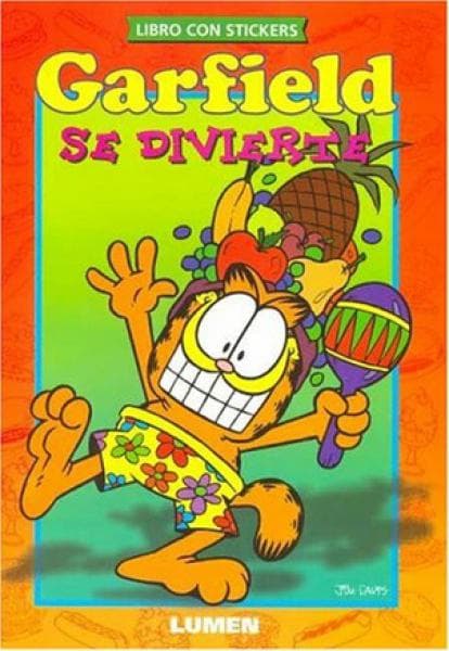 GARFIELD SE DIVIERTE-CON STICKERS